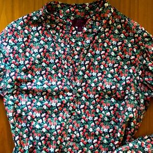 J.Crew Floral Button Down 💯 cotton